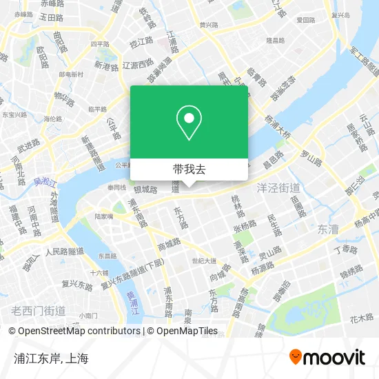 浦江东岸地图