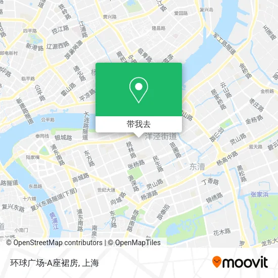 环球广场-A座裙房地图
