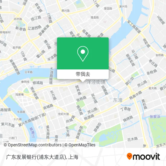 广东发展银行(浦东大道店)地图