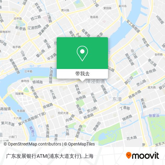 广东发展银行ATM(浦东大道支行)地图