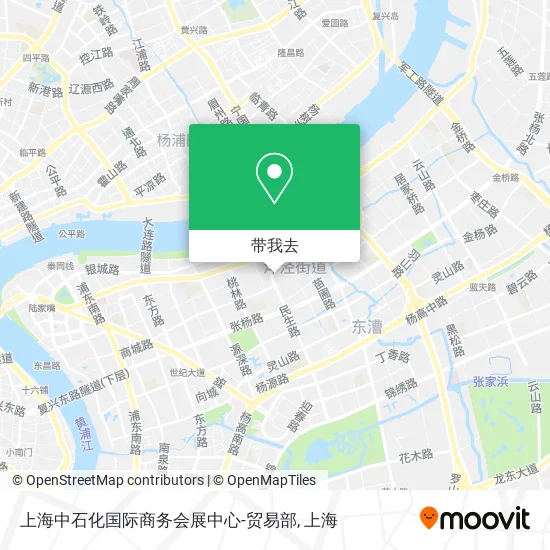 上海中石化国际商务会展中心-贸易部地图