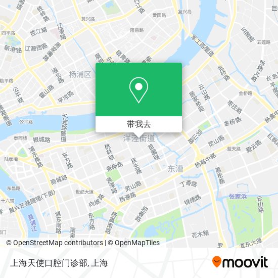 上海天使口腔门诊部地图