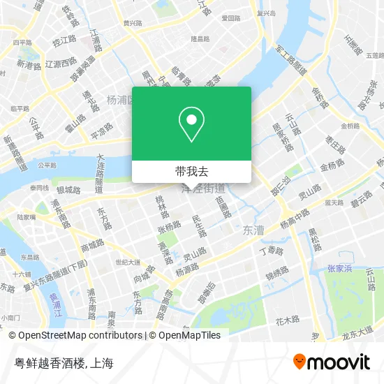 粤鲜越香酒楼地图