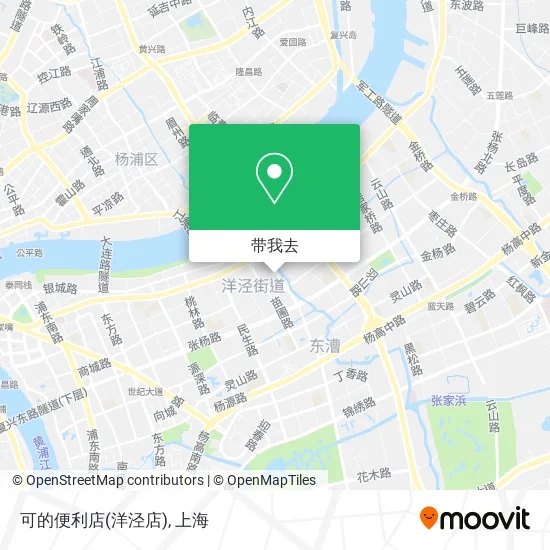 可的便利店(洋泾店)地图