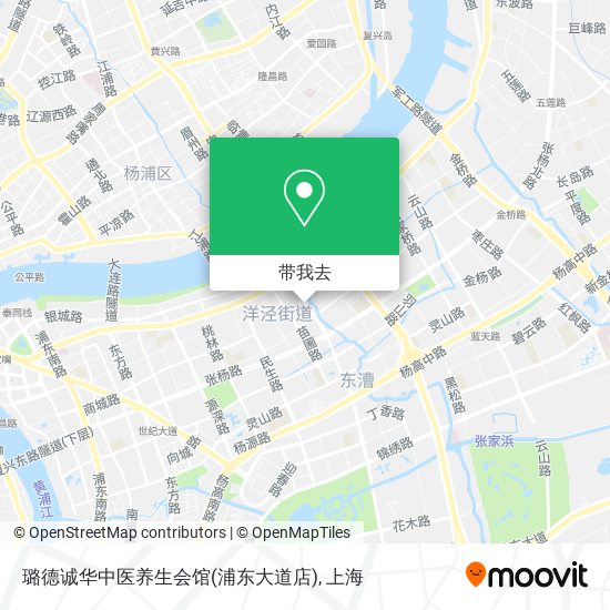 璐德诚华中医养生会馆(浦东大道店)地图