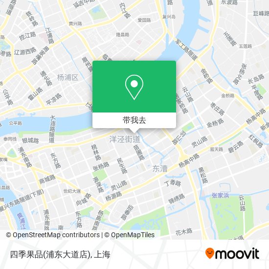 四季果品(浦东大道店)地图