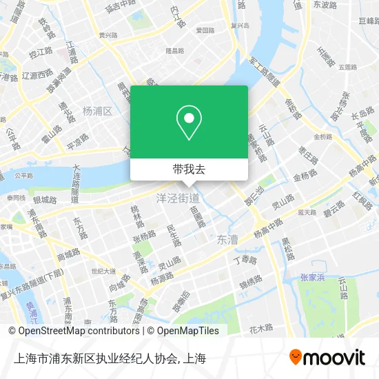 上海市浦东新区执业经纪人协会地图