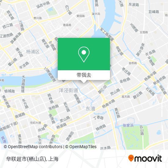 华联超市(栖山店)地图