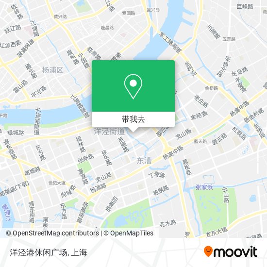 洋泾港休闲广场地图