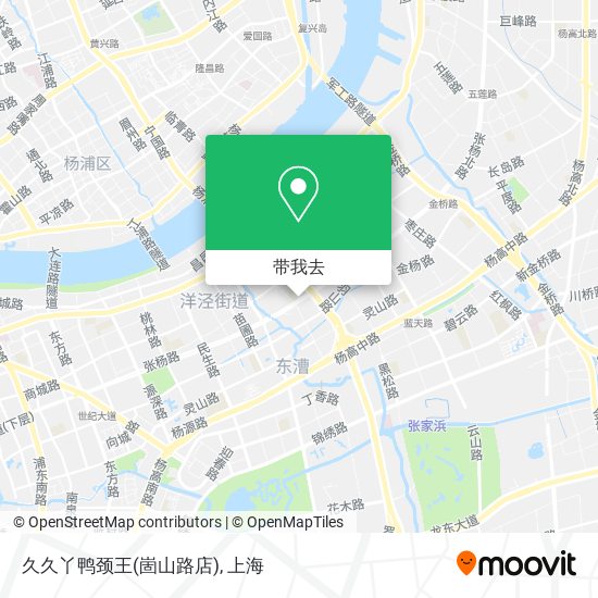 久久丫鸭颈王(崮山路店)地图