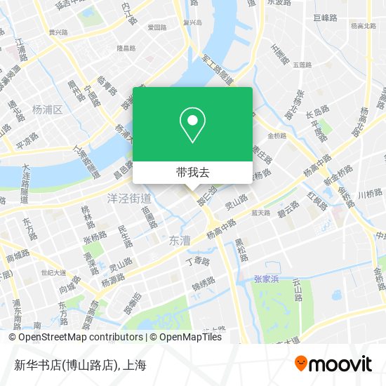 新华书店(博山路店)地图