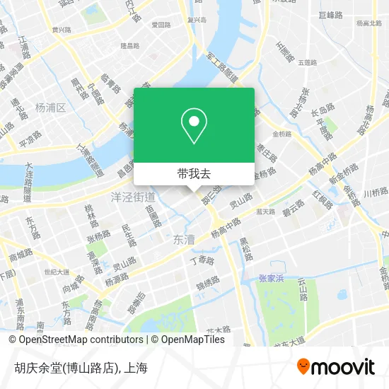 胡庆余堂(博山路店)地图