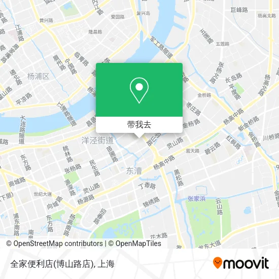 全家便利店(博山路店)地图