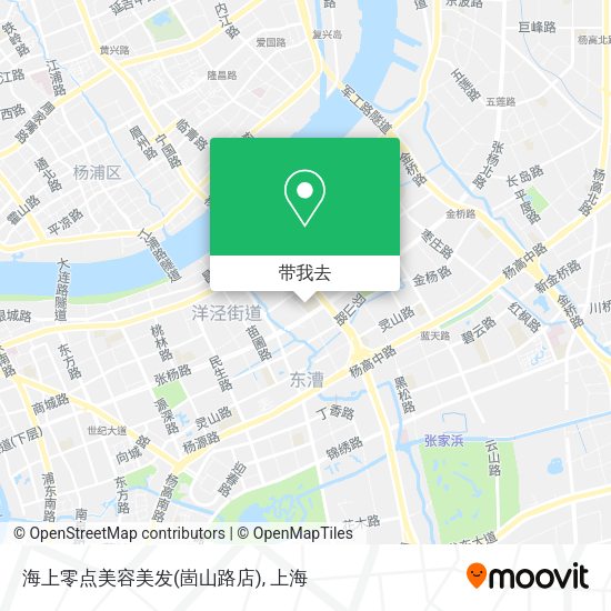海上零点美容美发(崮山路店)地图