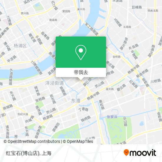 红宝石(博山店)地图