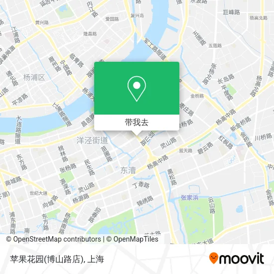苹果花园(博山路店)地图
