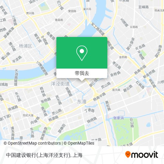 中国建设银行(上海洋泾支行)地图