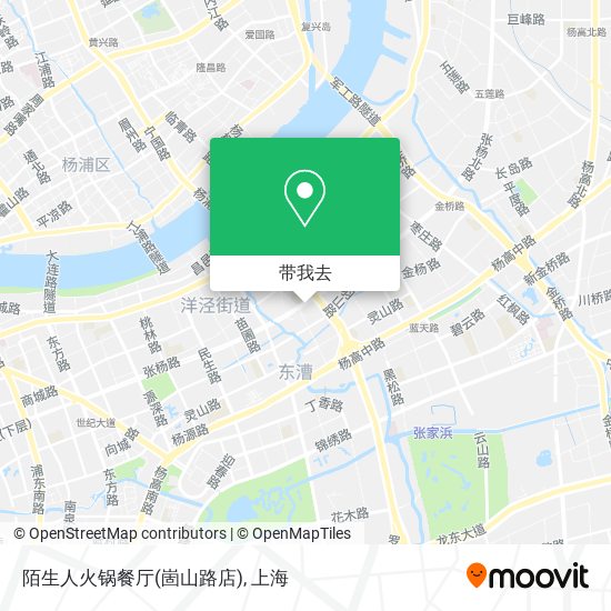 陌生人火锅餐厅(崮山路店)地图