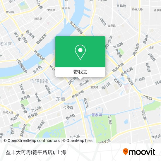 益丰大药房(德平路店)地图