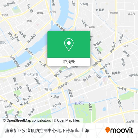 浦东新区疾病预防控制中心-地下停车库地图