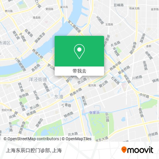上海东辰口腔门诊部地图
