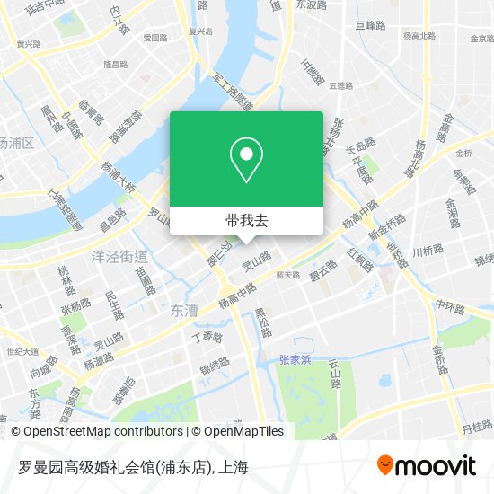 罗曼园高级婚礼会馆(浦东店)地图