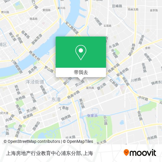 上海房地产行业教育中心浦东分部地图