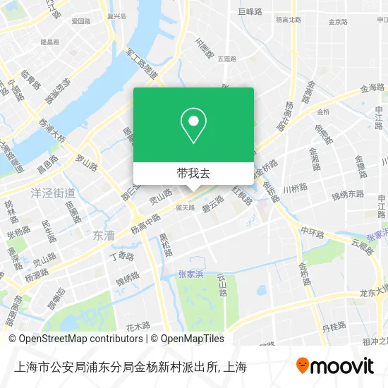 上海市公安局浦东分局金杨新村派出所地图