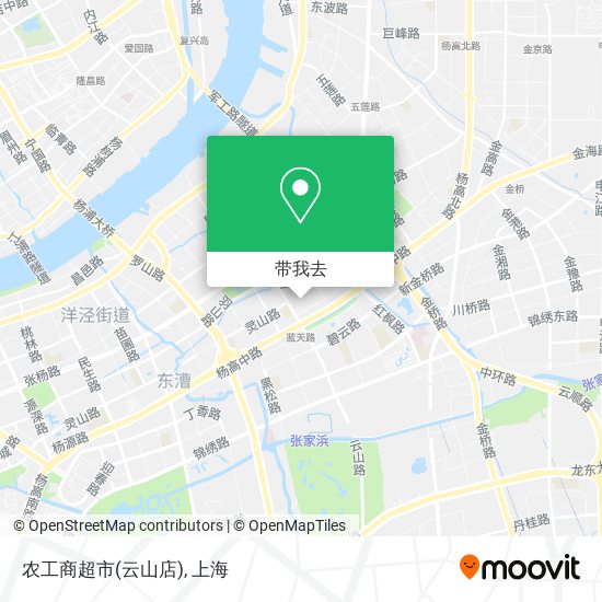 农工商超市(云山店)地图