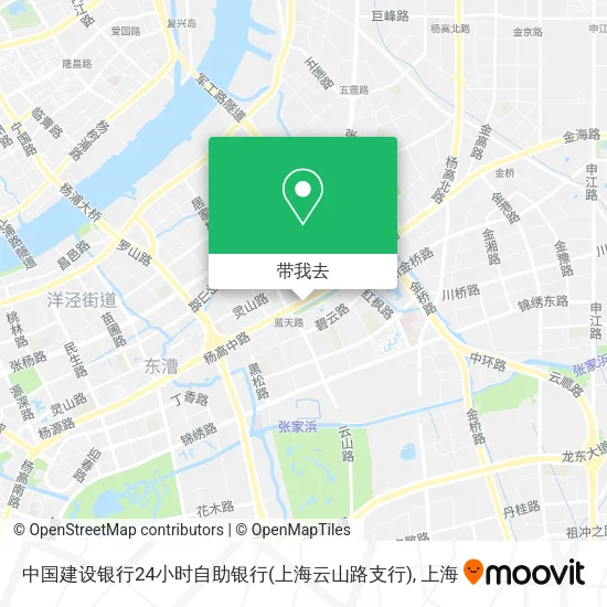 中国建设银行24小时自助银行(上海云山路支行)地图