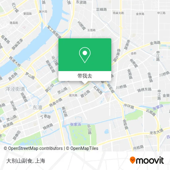 大别山副食地图