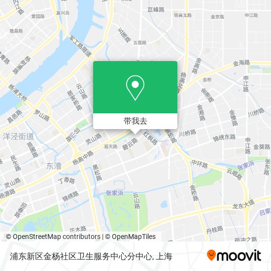 浦东新区金杨社区卫生服务中心分中心地图
