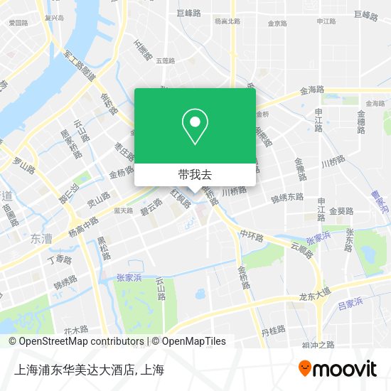 上海浦东华美达大酒店地图