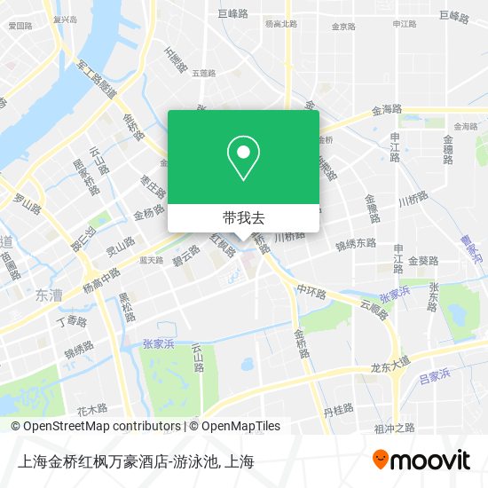 上海金桥红枫万豪酒店-游泳池地图