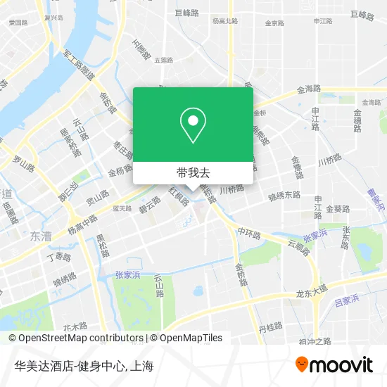 华美达酒店-健身中心地图