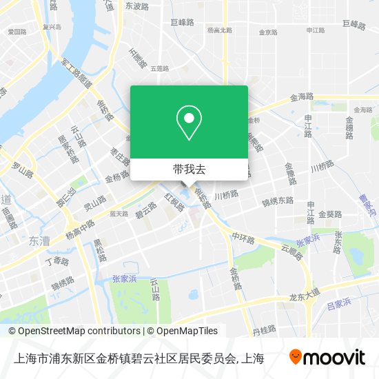 上海市浦东新区金桥镇碧云社区居民委员会地图