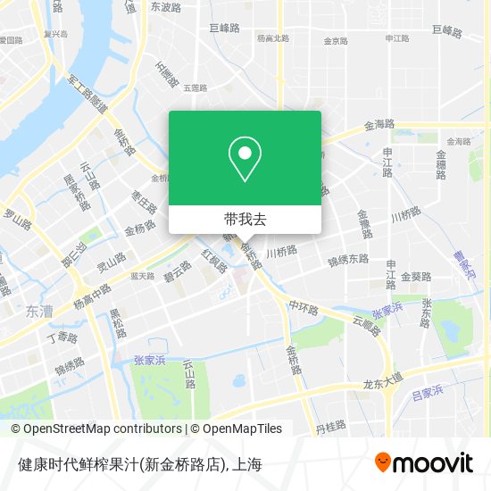 健康时代鲜榨果汁(新金桥路店)地图