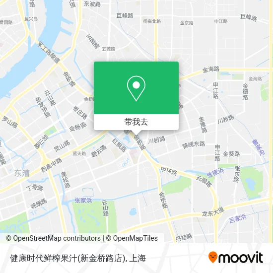 健康时代鲜榨果汁(新金桥路店)地图