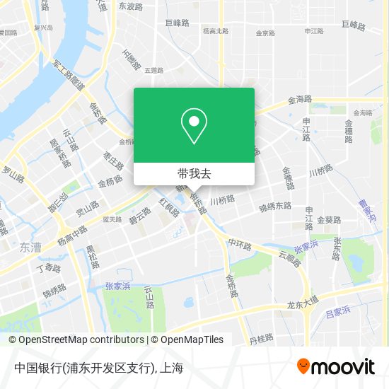 中国银行(浦东开发区支行)地图