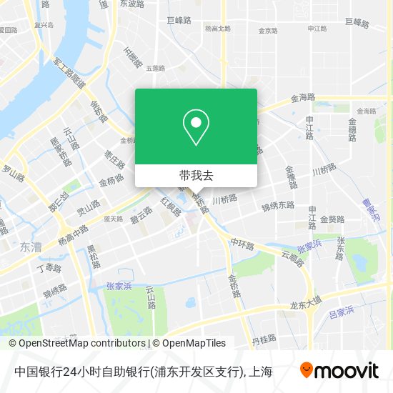 中国银行24小时自助银行(浦东开发区支行)地图