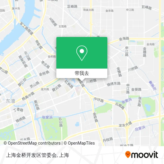 上海金桥开发区管委会地图