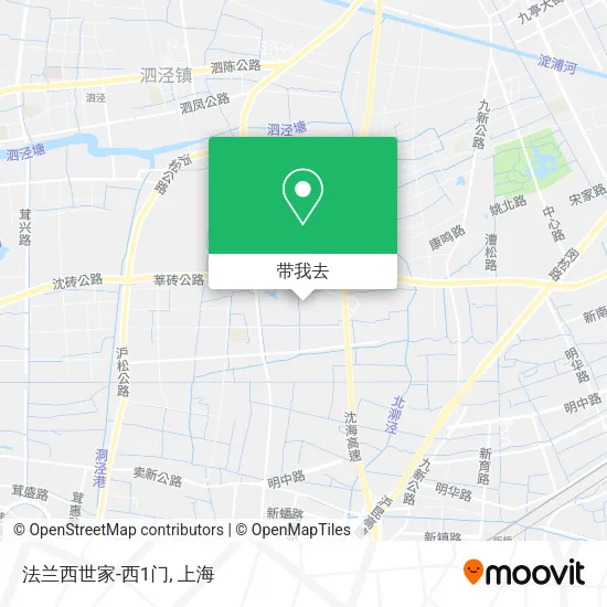 法兰西世家-西1门地图