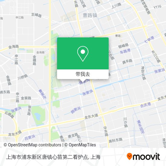 上海市浦东新区唐镇心苗第二看护点地图