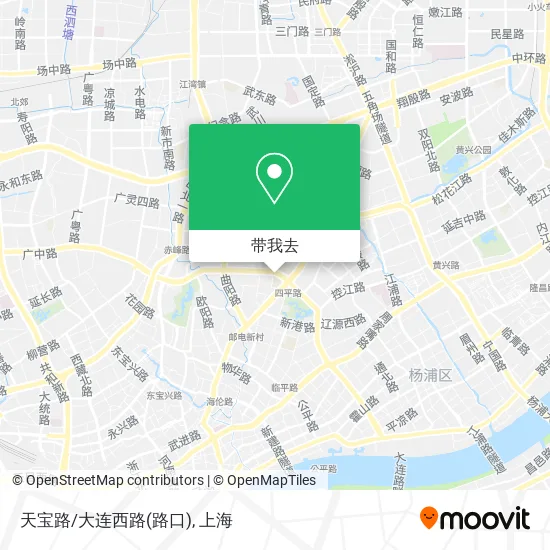 天宝路/大连西路(路口)地图