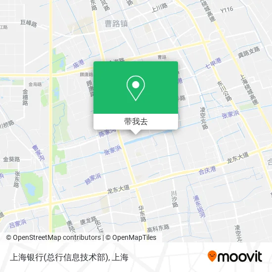 上海银行(总行信息技术部)地图
