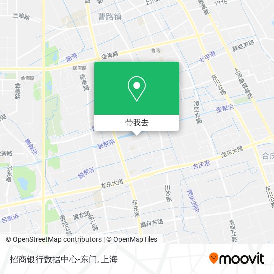 招商银行数据中心-东门地图