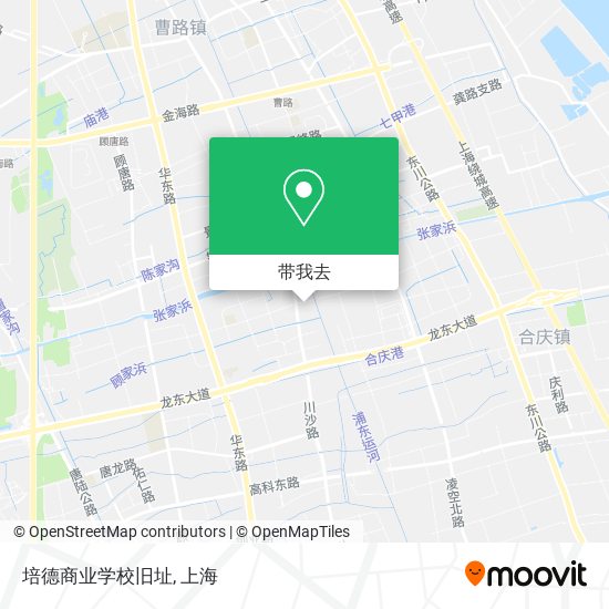 培德商业学校旧址地图