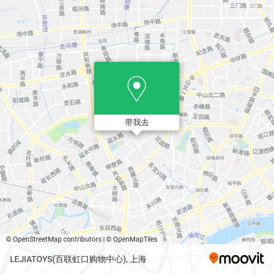 LEJIATOYS(百联虹口购物中心)地图