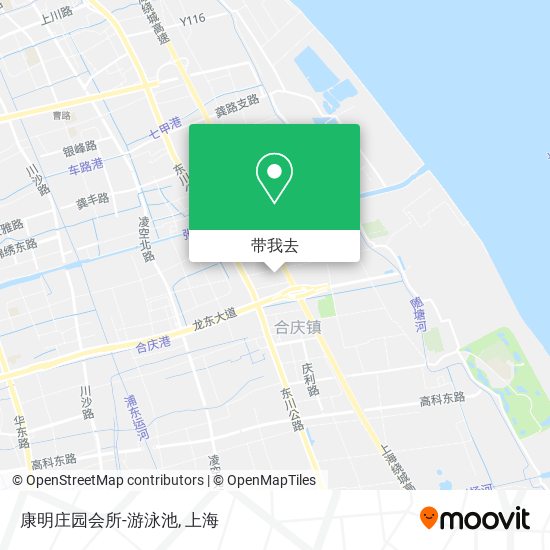 康明庄园会所-游泳池地图