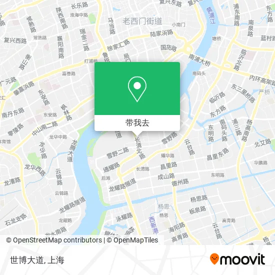 世博大道地图